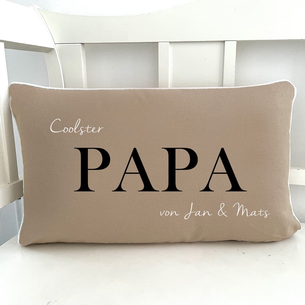 Kissen für Papa, personalisiert