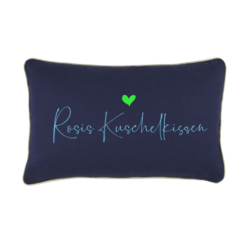 mit Kissenfüllung