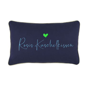 mit Kissenfüllung