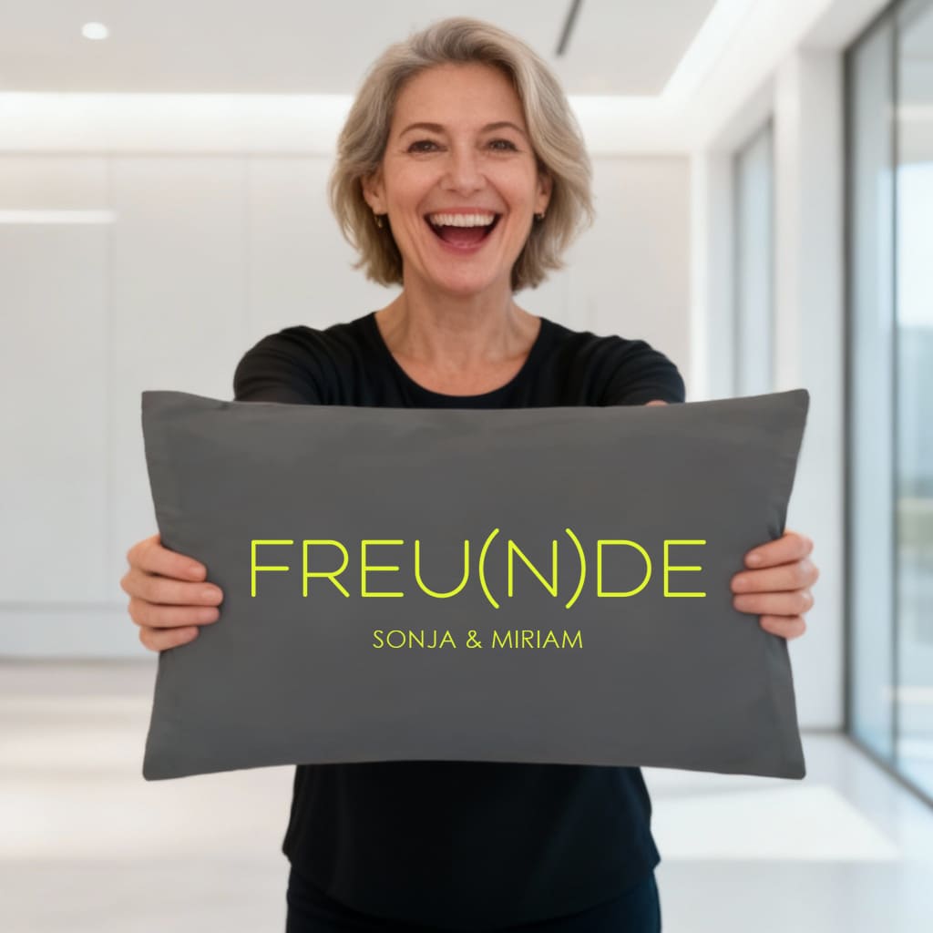 freunde kissen personalisiert