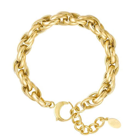 Glieder-Armband gold