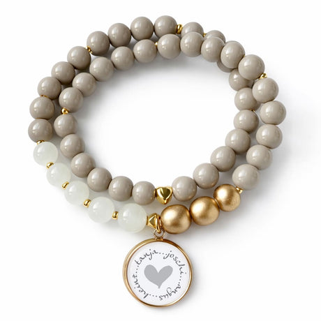 perlenarmband-twin-greige-familie