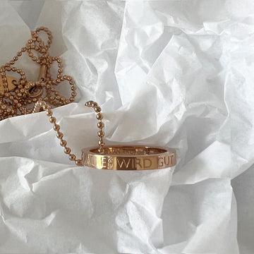 ring mit spruch Alles wird gut