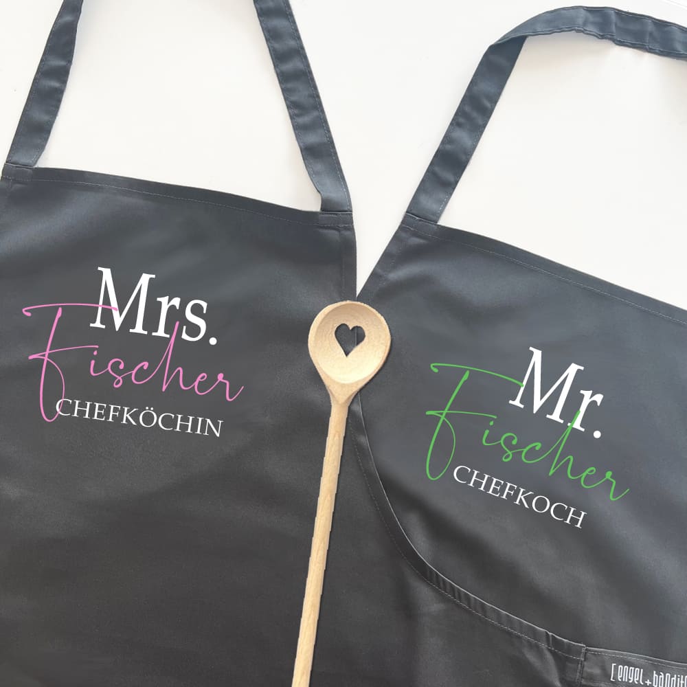 Geschenkanhänger Herz: Salz & Pfeffer