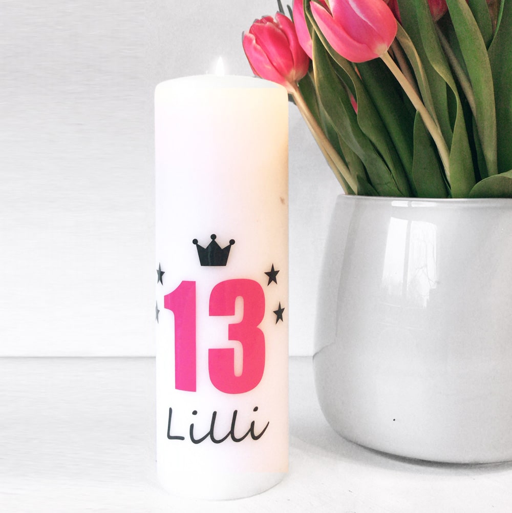 Geburtstagskerzen Mit Glitzer - Zahlenkerzen Für Kuchen & Torten