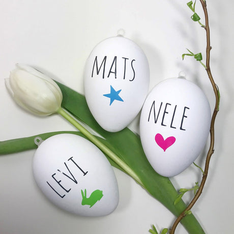 ostereier mit namen personalisiert