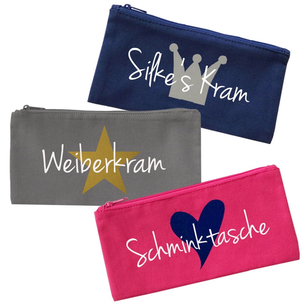 Kosmetiktasche/ Schminkmäppchen mit Namen- jetzt hier online