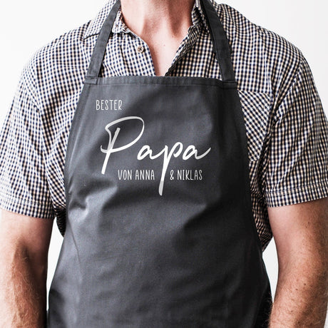 schürze papa mit kindernamen