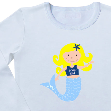 schulkind-shirt mädchen meerjungfrau